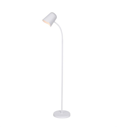 Picture of Torry Flexible Reading Slim Standing Floor Lamp - White Picture of Torry Flexible Reading Slim Standing Floor Lamp - White