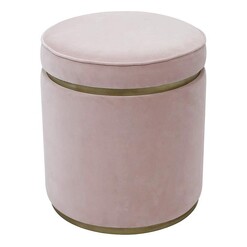 Picture of Totti Storage Stool Polyester Assorted CAFE Lighting & Living