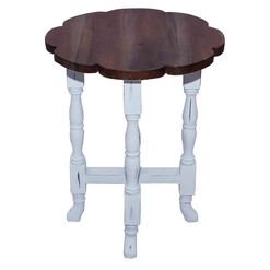 Picture of Transient Side Table Wood Mahogany/White Whiskey Boyd Design