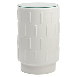 Picture of Tread Side Table Ceramic Black Whiskey Boyd Design