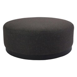 Picture of Tribeca Fabric Ottoman Size Large in Dark Grey by D&D Design