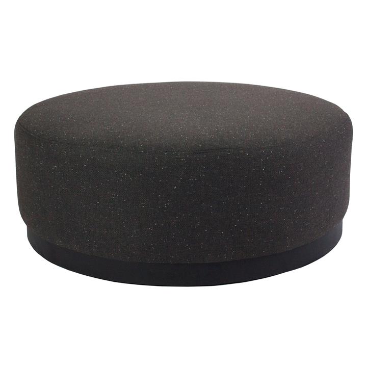 Picture of Tribeca Fabric Ottoman Size Large in Dark Grey by D&D Design