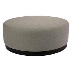 Picture of Tribeca Fabric Ottoman Size Large in Grey by D&D Design