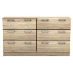 Picture of Tribecca Chest of 6 Drawers, Oak MDF Light Sonoma Oak Meubilair