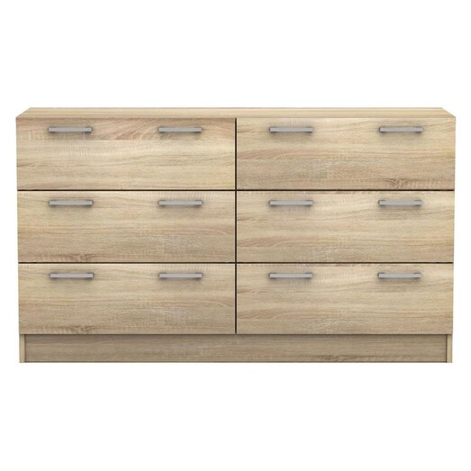 Picture of Tribecca Chest of 6 Drawers, Oak MDF Light Sonoma Oak Meubilair