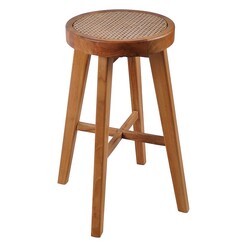 Picture of Tropica Rattan Counter Stool in Light Brown by SLH
