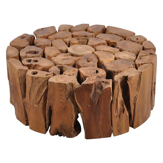 Picture of Tropica Round Woody Coffee Table Size Large in Brown by SLH