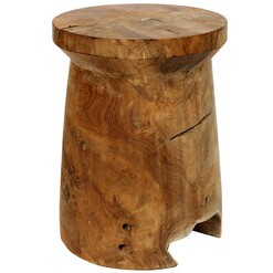 Picture of Tropica Woody Mushroom Stool in Light Brown by SLH