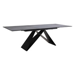 Picture of Tuzza Dining Table in Grey by Bay Road Designs