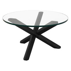 Picture of Twix Coffee Table, Black Wood Life Interiors