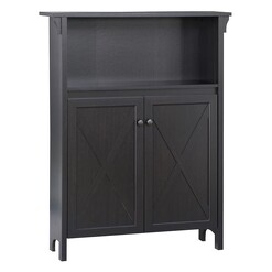 Picture of Tyann 3-Shelf Bookcase in Black by Modish