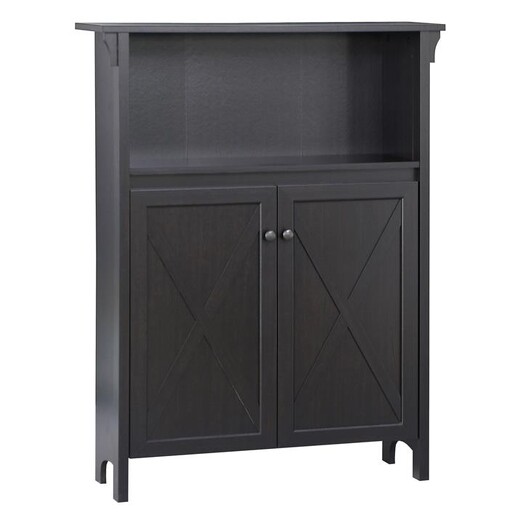 Picture of Tyann 3-Shelf Bookcase in Black by Modish