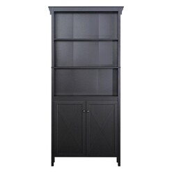 Picture of Tyann 5 Shelf Bookcase in Black by Modish
