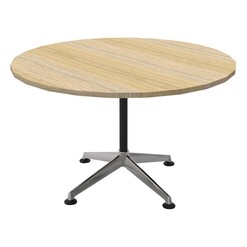 Picture of Typhoon Round Steel Frame Table Melamine Assorted Rapidline