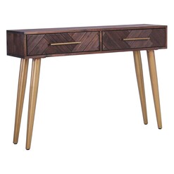 Picture of Umkha Wooden Console Table Chocolate/Dijon Iniko
