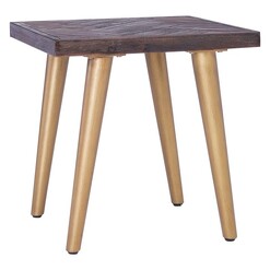Picture of Umkha Wooden Side Table Chocolate/Dijon Iniko
