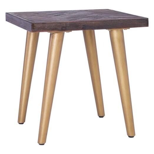 Picture of Umkha Wooden Side Table Chocolate/Dijon Iniko