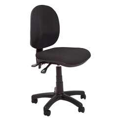 Picture of Upholstered Fabric Operator Chair Black Rapidline