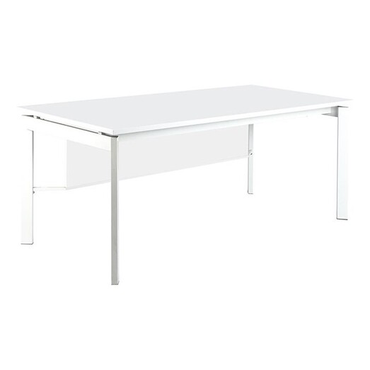 Picture of Uriegas Manager Desk with Modesty Panel Melamine White Huali