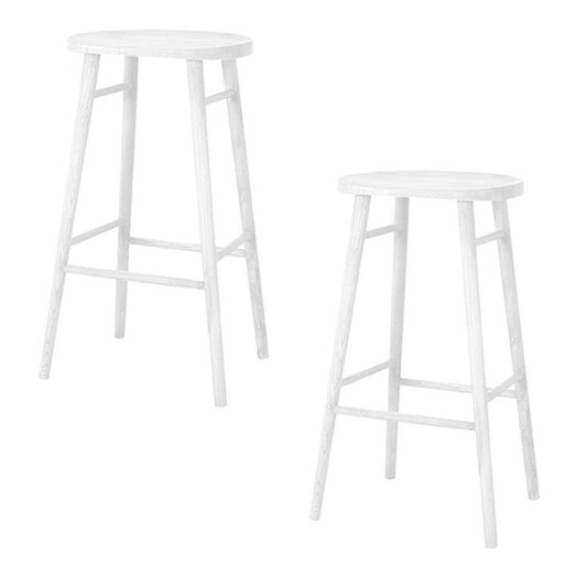 Picture of Usher Wooden Counter Stool (Set of 2) Solid Wood Assorted HOMESTAR