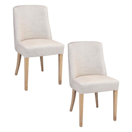 Picture of Valda Dining Chair (Set of 2) Wood Natural Homeflex