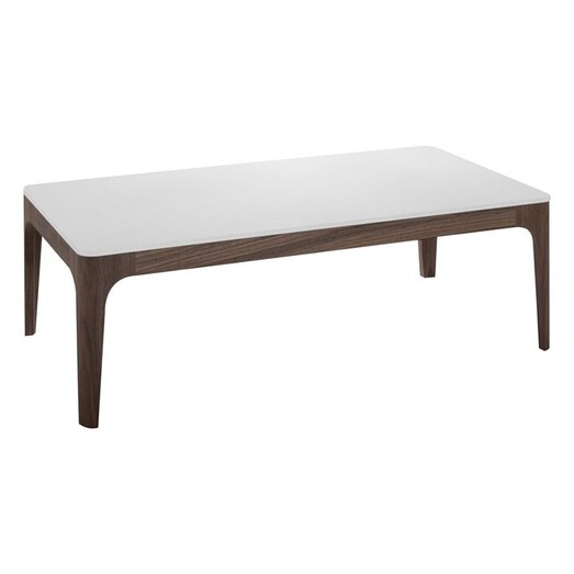 Picture of Valdi Coffee Table MDF White/Walnut Iniko