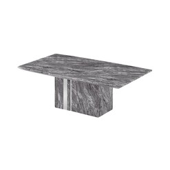 Picture of Valeria Marble Luxurious Rectangular Coffee Table - Grey
