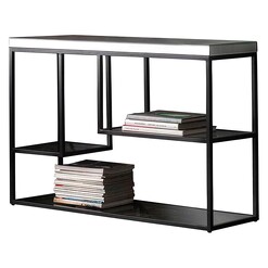 Picture of Valero Console Table, Black Metal Castle Road Interiors