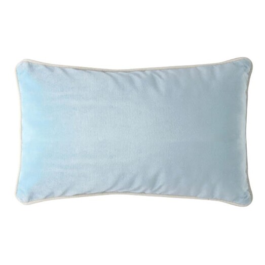 Picture of Valyrie Velvet Breakfast Cushion in Light Blue by D&D Design Picture of Valyrie Velvet Breakfast Cushion in Light Blue by D&D Design