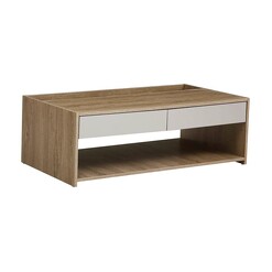 Picture of Van Goh Industrial Coffee Table - Natural / Cement Grey
