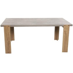 Picture of Van Goh Rectangular Dining Table 140cm - Natural / Cement Grey