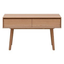 Picture of Vaney Oak Console Table White Oak Natural Beaumont & Braddock