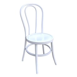 Picture of Varen Wooden Stackable Dining Chair in White by Dasch Design