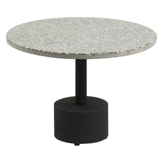 Picture of Veena Terrazzo Side Table Stone Grey/Black Vida & Co.