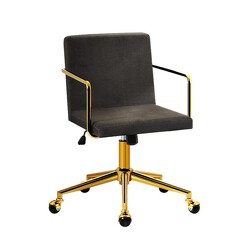 Picture of Velvet Office Chair Executive Computer Chairs Adjustable Desk Chair Armchair