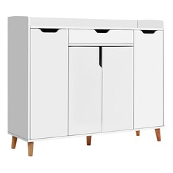 Picture of Veneziano Shoe Storage Cupboard MDF White Resort Living