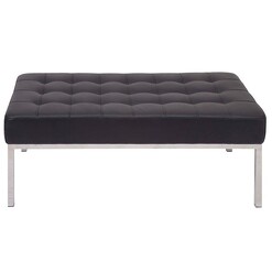 Picture of Venus Ottoman Faux Leather Black Rapidline