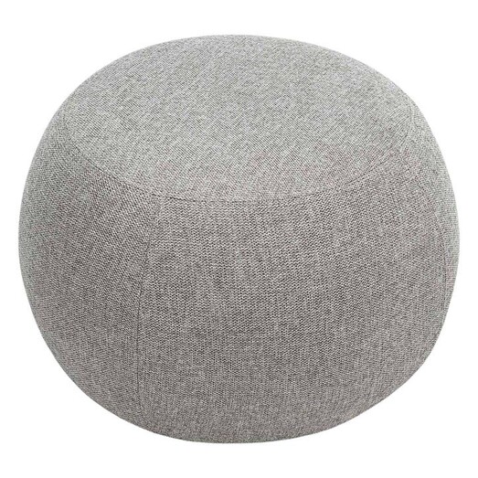 Picture of Venus Round Upholstered Ottoman in Grey by Eastern Warehouse Picture of Venus Round Upholstered Ottoman in Grey by Eastern Warehouse