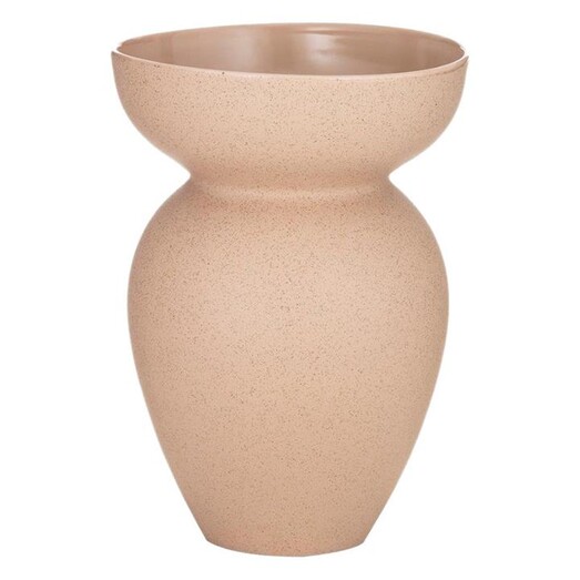 Picture of Veron Open Top Stoneware Vase in Pink by Amalfi