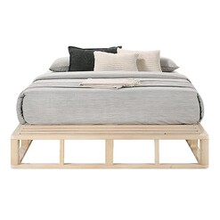 Picture of Verte Wooden Bed Pine Natural Wood E-living
