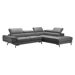 Picture of Vienna Corner Sofa Wood Dark Grey Rothbury Home