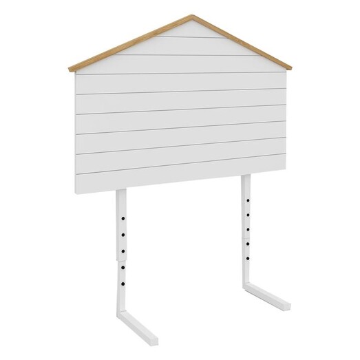 Picture of Villamil House Headboard in White by Dover Mason