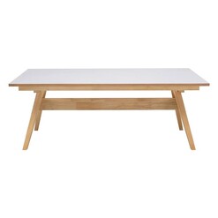 Picture of Vinko Oak Dining Table White HOMESTAR