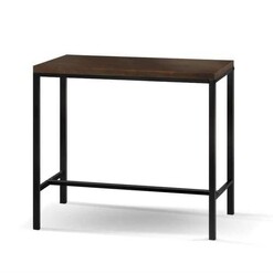 Picture of Vintage Industrial High Bar Table for Stool Kitchen Cafe Desk Dark Brown