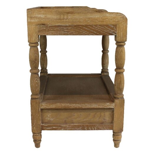 Picture of Vivian Bedside Table Wood Natural Homeflex