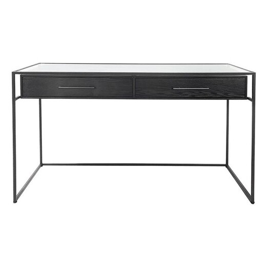 Picture of Vogue Glass Top Desk Metal Assorted CAFE Lighting & Living Picture of Vogue Glass Top Desk Metal Assorted CAFE Lighting & Living