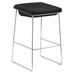 Picture of Volley Bar Stool Fabric Black HOMESTAR