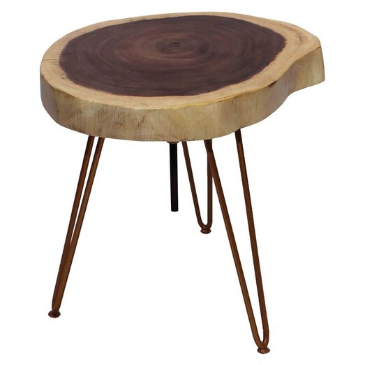 Picture of Walder Side Table Wood Brown Whiskey Boyd Design