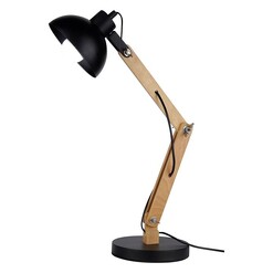 Picture of Wanda Table Lamp Metal Black/Wood Just Light Me