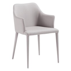 Picture of Wane Faux Leather Dining Armchair Beige Vida & Co.